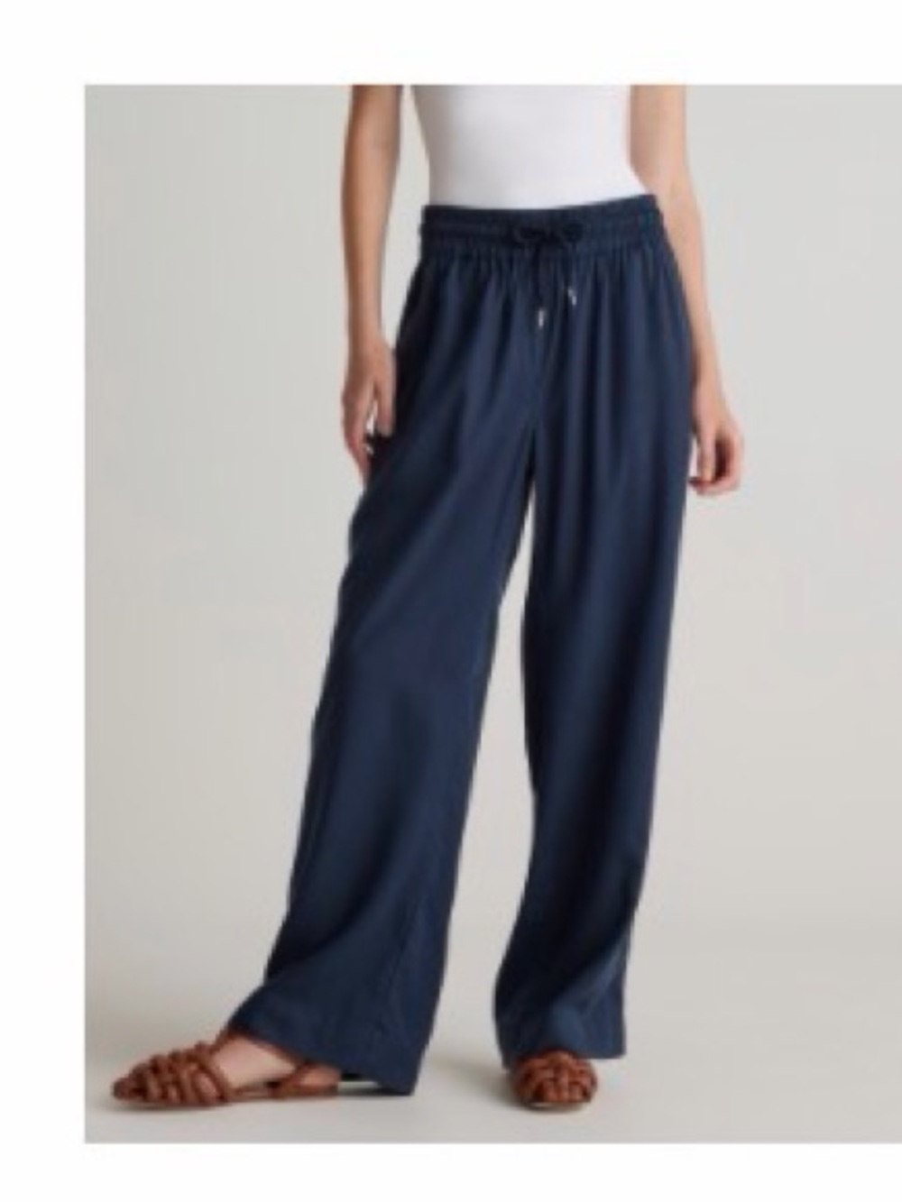 Quince vintage Tencel wide leg pants